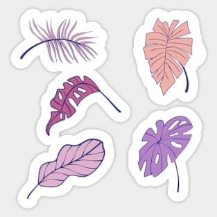 Summer Leaves Sticker